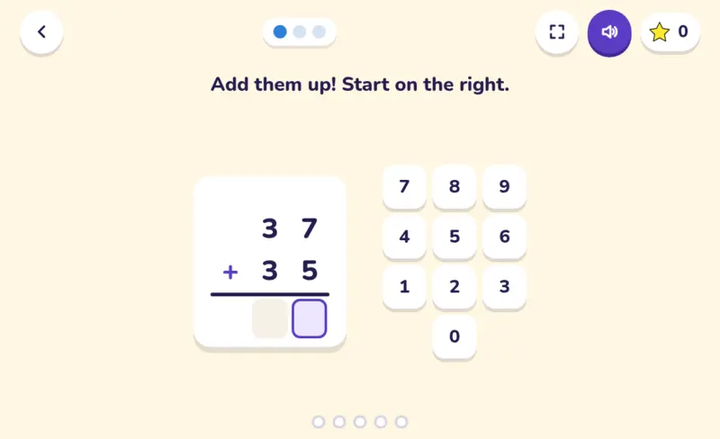Column Sums, a screen from the game