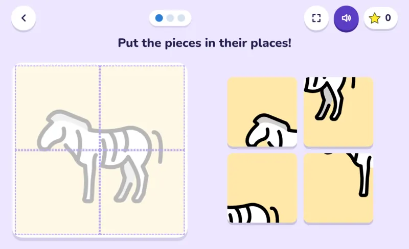 Jigsaw, a screen from the game