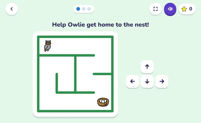 Maze, a screen from the game